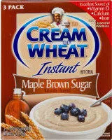 Mängden socker i Instant hot cereal maple brown sugar