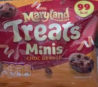 Mängden socker i Maryland cookies. Treats minis