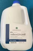 Mängden socker i 2% Reduced Fat Milk