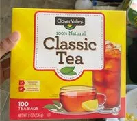 Mängden socker i 100% natural classic tea bags