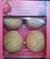 Mängden socker i 4 RASPBERRY JAM BAKES