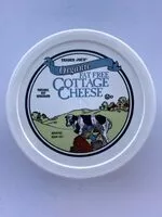 Mängden socker i Fat free cottage cheese