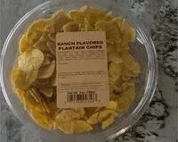 Mängden socker i Ranch flavored plantain chips