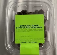 Mängden socker i Organic Dark Chocolate Almonds