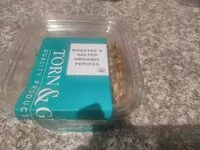 Mängden socker i Roasted & Salted organic pepitas