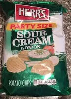 Mängden socker i Party size sour cream and onion chips