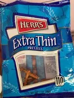 Mängden socker i Herr’s extra thin pretzels