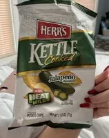 Mängden socker i Herrs kettle cooked jalapeño chips