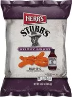 Mängden socker i Stubb's sticky sweet bar b q flavored cheese curls