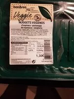 Mängden socker i Nuggets veganos