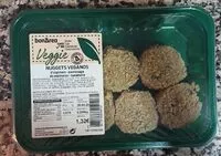 Mängden socker i Nuggets veganos