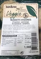 Mängden socker i Nuggets veganos