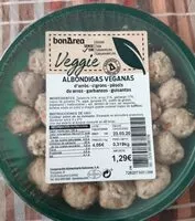 Mängden socker i Albóndigas Veganas