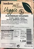 Mängden socker i Albondigas veganas
