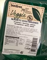 Mängden socker i Nuggets vegetarianos