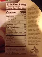 Mängden socker i Cafe steamers general tso's spicy chicken