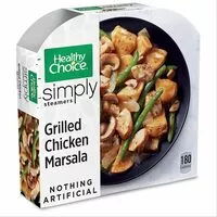 Mängden socker i Simply steamers grilled chicken marsala frozen meal