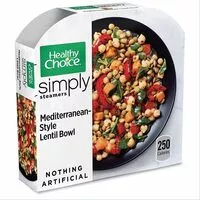 Mängden socker i Simply steamers mediterraneanstyle lentil bowl frozen meal