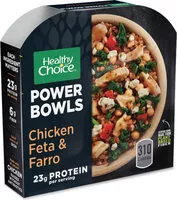 Mängden socker i Chicken feta & farro power bowls