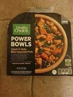 Mängden socker i Power bowls bbq seasoned pork