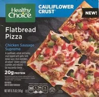 Mängden socker i Cauliflower Crust Flatbread Pizza