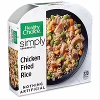 Mängden socker i Simply steamers chicken fried rice frozen meal