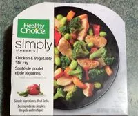 Socker och näringsämnen i Healthy choice simply steamers