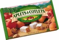 Mängden socker i Liberty orchards aplets cotlets fruit nut candies