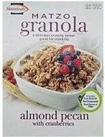 Mängden socker i Matzo Granola