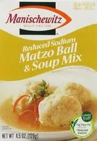 Mängden socker i Reduced sodium matzo ball soup mix