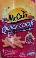 Mängden socker i Quick Cook Crinkle Cut French Fried Potatoes