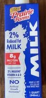 Mängden socker i 2% Reduced Fat Milk