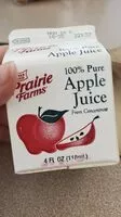 Mängden socker i 100% Pure Apple Juice