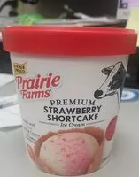 Mängden socker i Prairie Farms Strawberry Shortcake Ice Cream