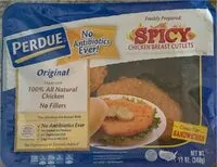 Mängden socker i Spicy chicken breast cutlet