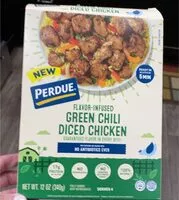 Mängden socker i Flavor infused green chili diced chicken