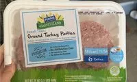 Mängden socker i Perdue ground turkey patties