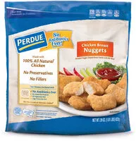 Mängden socker i Chicken breast nuggests