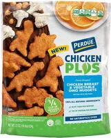Mängden socker i Chicken plus chicken breast & vegetable dino