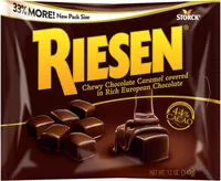 Mängden socker i Storck riesen chewy chocolate caramel covered