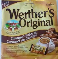 Mängden socker i Werther's original caramel au café