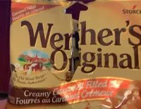 Mängden socker i Werther’s original creamy caramel filled hard candies