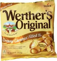 Mängden socker i Original creamy caramel filled hard candies