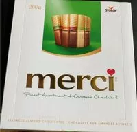 Mängden socker i Merci