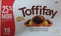 Mängden socker i Toffifay