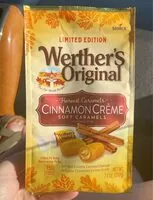 Mängden socker i Cinnamon crème soft caramels