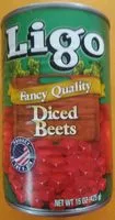 Mängden socker i Diced beets