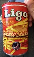 Mängden socker i Potato sticks
