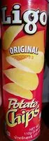 Mängden socker i Ligo Potato Chips Original Flavor 110 G.