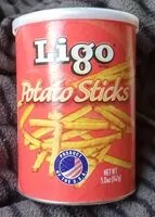 Mängden socker i Potato sticks